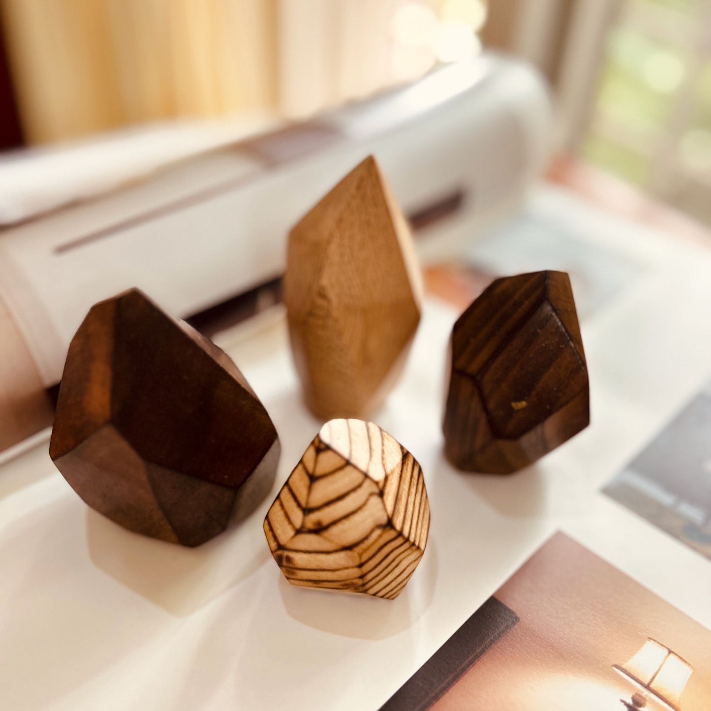 Paper weight / grounding blocks