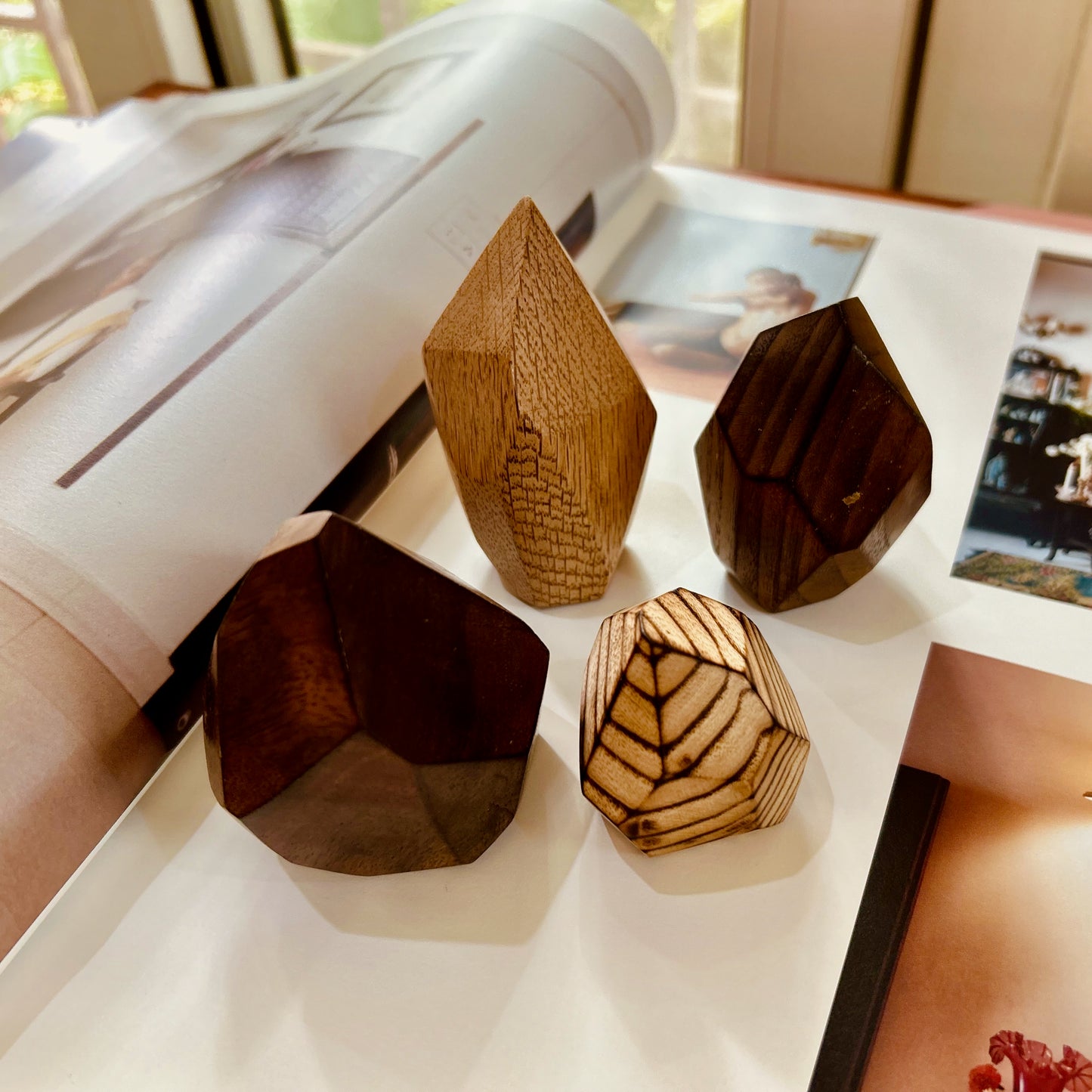 Paper weight / grounding blocks