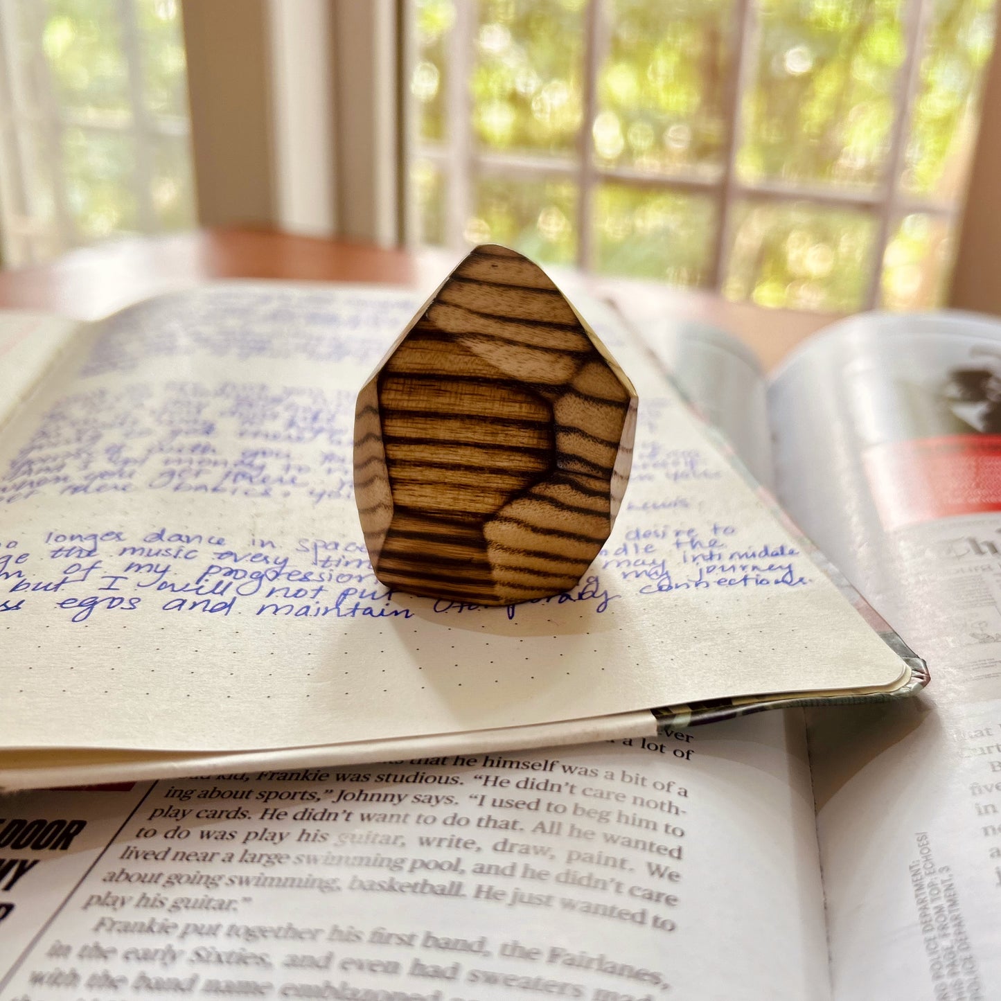 Paper weight / grounding blocks