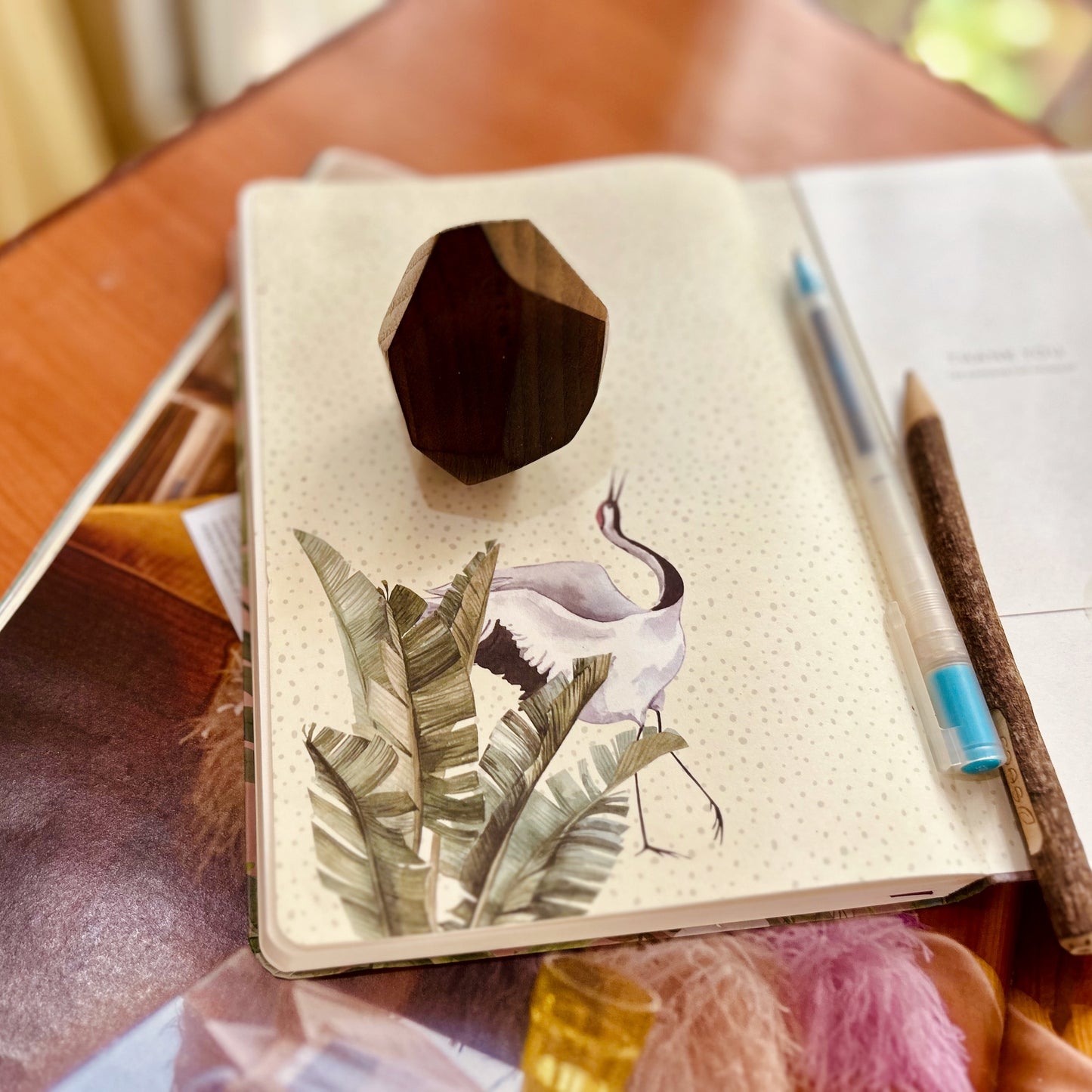 Paper weight / grounding blocks